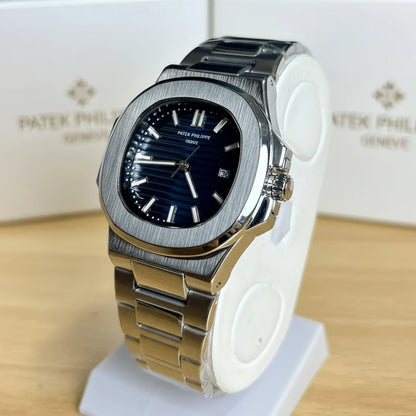 PP Nautilus - Stainless Steel - Navy Blue Dial
